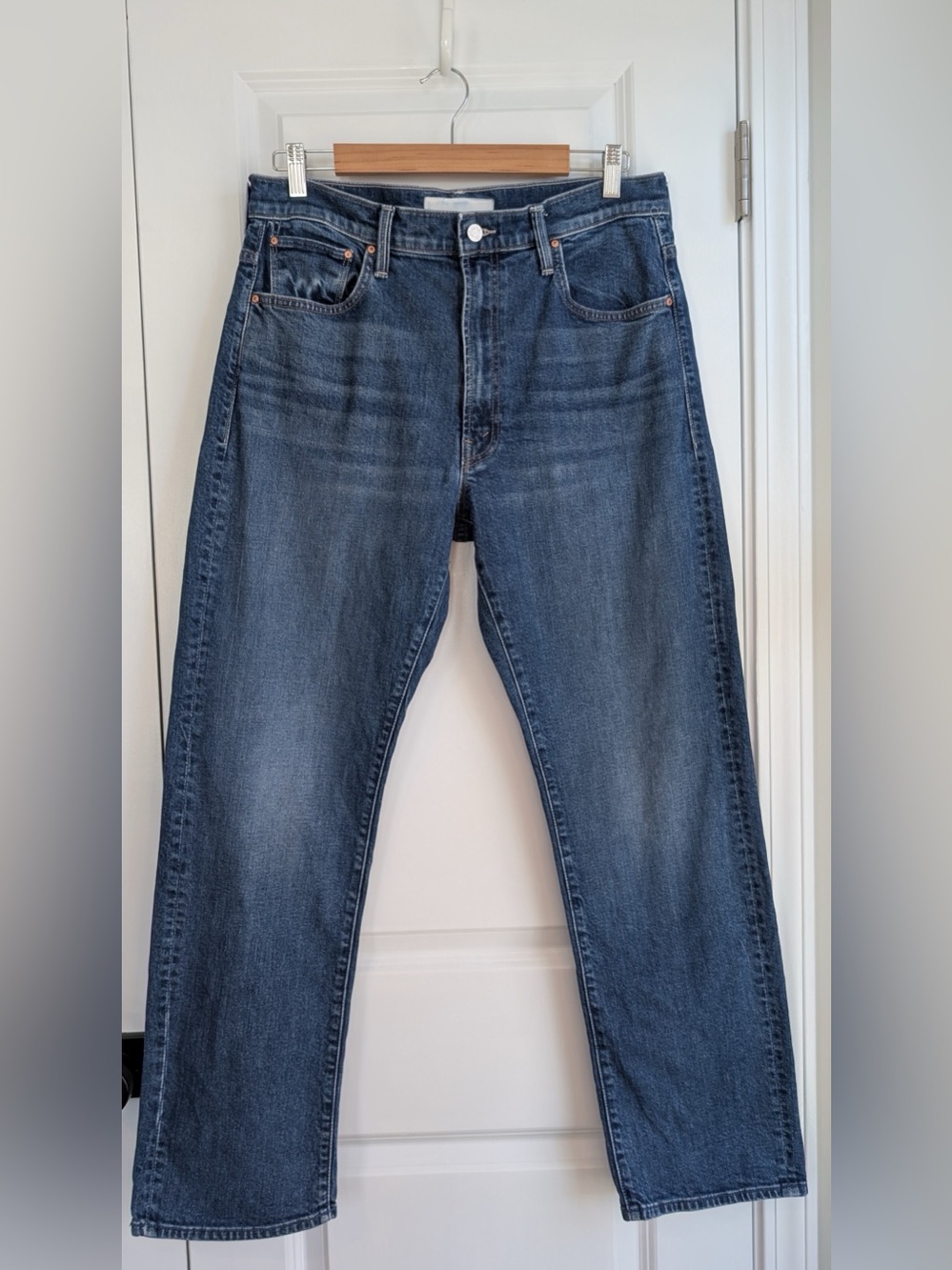 MOTHER Superior Denim Women’s The Ditcher Zip Hover Cannonball Size 30